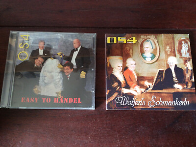 Opera Swing Quartet (Os4)  [2 CD Alben] Wolferls Schmankerln + Easy to Händel