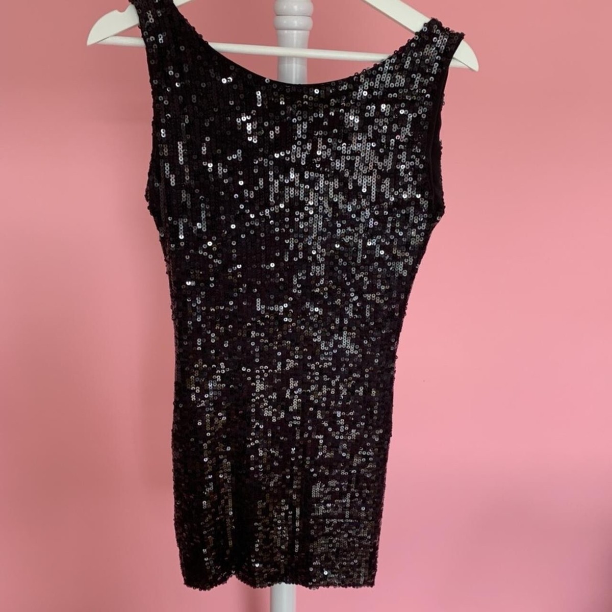 BLACK SEQUIN MINI BACKLESS DRESS | eBay UK BLACK SEQUIN MINI BACKLESS DRESS | eBay UK