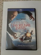 Jim Carrey Lemony Snicket's A Series of Unfortunate Events DVD Full Screen