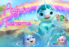 Cialda Narvalo o quasi RETTANGOLA/ROTOND Ostia Per Torta con CARTONE SERIE netfl