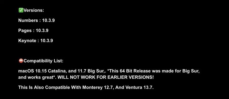 iWork 2020 Pages Numbers And Keynote USB Installer For Mac OS X - Image 4 of 4