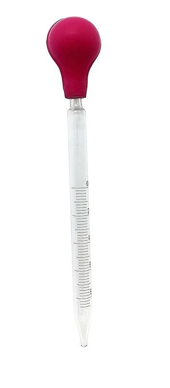 ABGIL BOROSILICATE GLASS GRADUATED PIPETTE WITH RUBBER BULB - Image 3 of 3