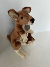 NWT Russ Yomiko Classics Plush Kangaroo Mommy and Baby Joey 13" NEW 34121