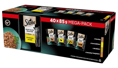 4770608265052 SHEBA Selection Select Slices Poultry Flavours - wet cat food - 40 - 第 1/1 張圖片