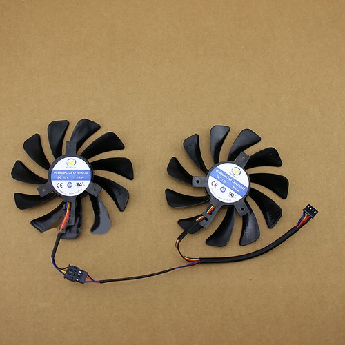 Pour XFX RX580 584 588 95mm Remplacer Carte Graphique Double Ventilateur Carte Vidéo Refroidisseur Ventilateur - Photo 4/6