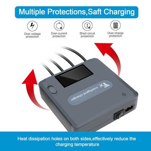 Fit for DJI Mavic AIR 2/Mavic AIR 2S Intelligent Digital Display Charger Battery - Photo 5 sur 10