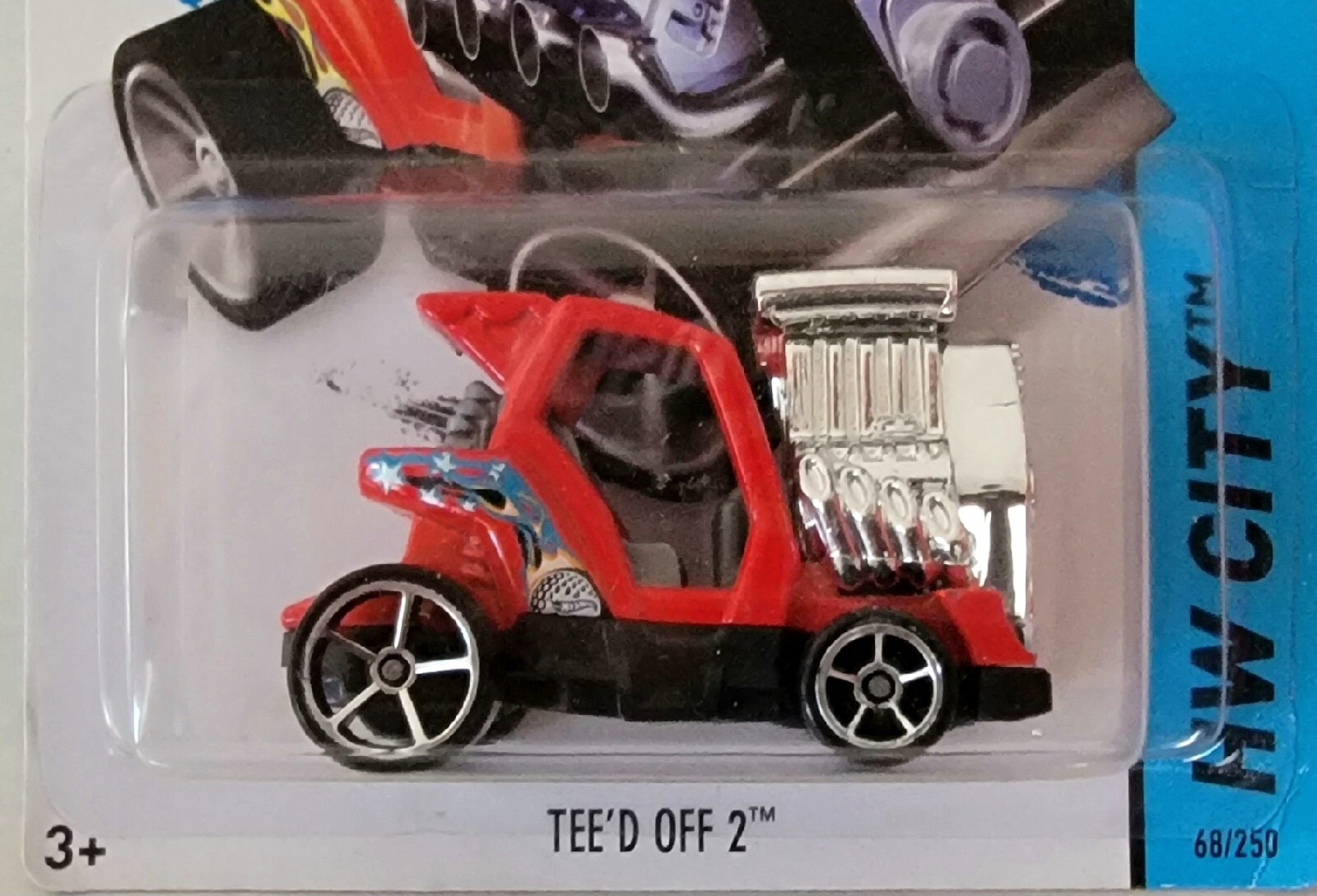 HOT WHEELS TEE’D OFF 2 RED HW CITY 2015 68/250 L50