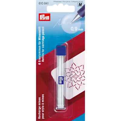 Ersatzminen weiß für Minenstift extra fein 6 Stück von Prym 610841 Stift 0,9mm