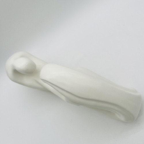 Haeger Partners Lovers Statue Sculpture White Ceramic Pottery 15 1/2” - Picture 3 of 9