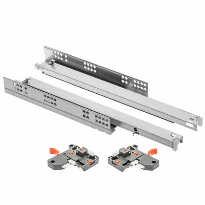 1 Paar SOTECH Vollauszüge UV2-30-K3D-SC FullSlide 3D 30 Kg f. Holzschublade