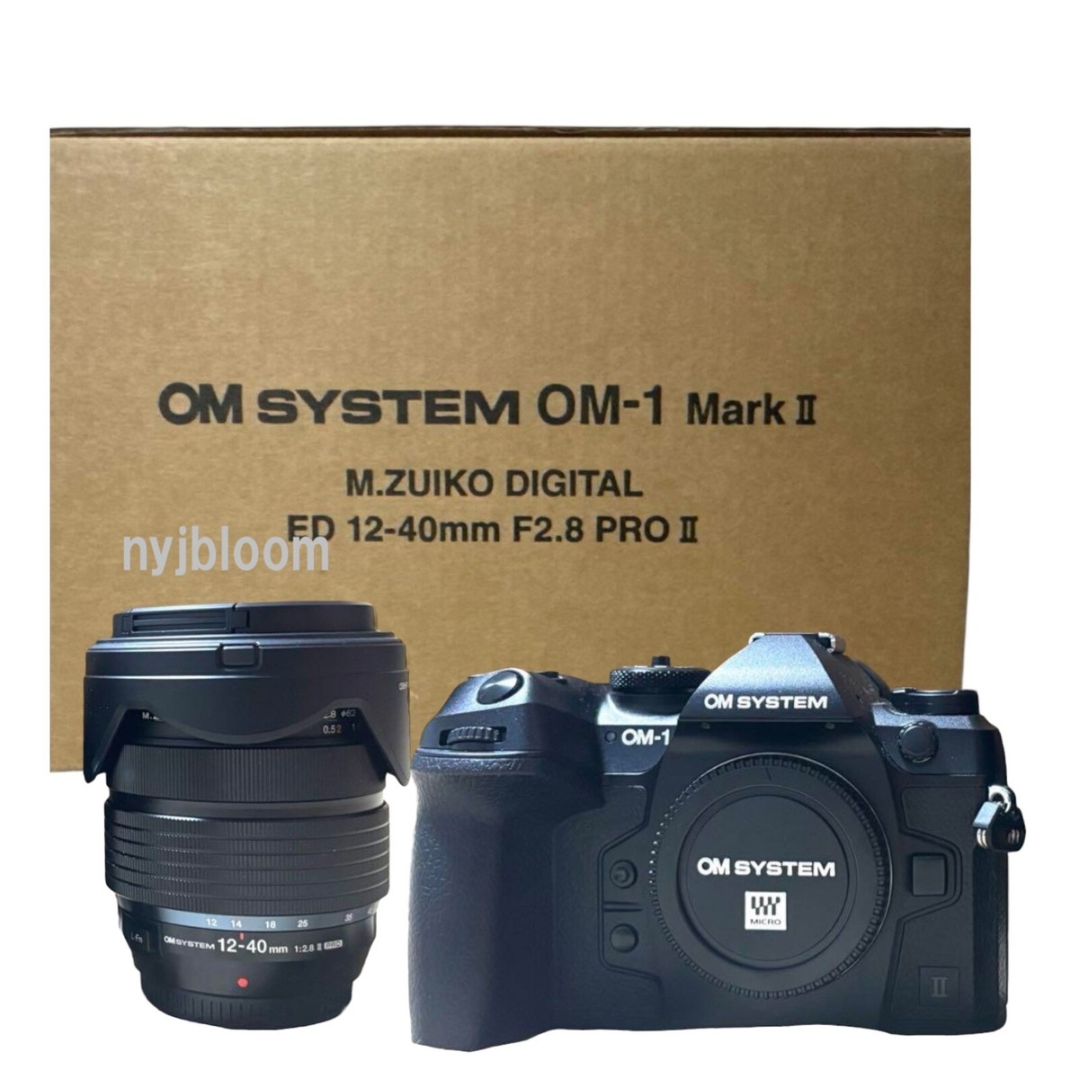 New OM SYSTEM OM-1 Mark II Mirrorless Camera w/12-40mm F2.8 PRO II