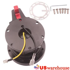 Quick Release Ball Lock System Steering Wheel Hub Flip Up Tilt Without Lock Blac