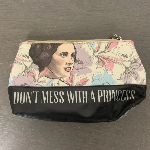 Loungefly Star Wars Princess Leia Floral “Don’t Mess” Makeup Bag Pencil Case
