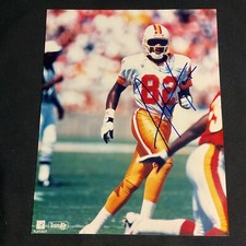 Alvin Harper Signed Tampa Bay Buccaneers 8x10 Photo Autograph