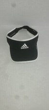 Adidas Visor Adjustable Strapback Aeroready Black w White Trim