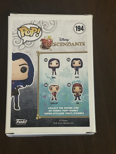FUNKO EVIE #194 Pop Disney Descendants Retired Vaulted Sofia Carson Box Issues - Picture 7 of 7