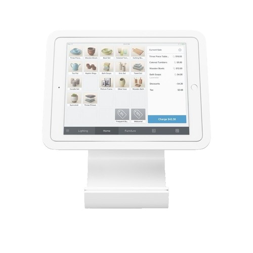 Square Stand for iPad - White Model #S025 POS EComm UNTESTED no