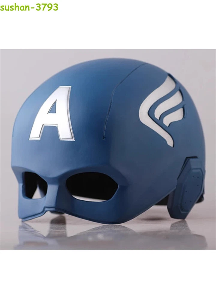 Мстители Капитан Америка косплей FRP шлем маска головной убор реквизит Хэллоуин - Изображение 2 из 4