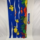 CAA Travel Vintage White Fish Coral Beach Bath Towel 90% Cotton Made in Canada