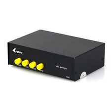 VGA Manual Switching Box 4 In 1 Out Monitors ...