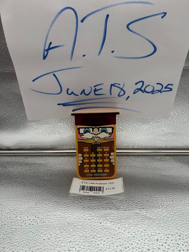 Vintage 1976 “LITTLE PROFESSOR” Calculator Math Game Texas Instruments Works USA