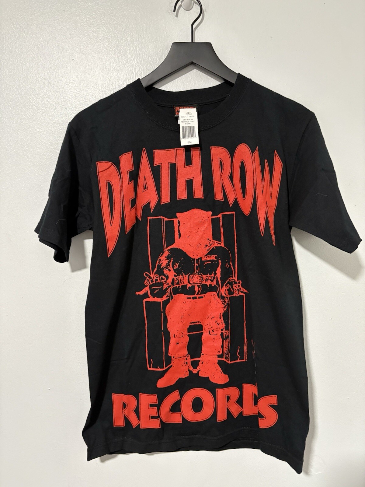FILA Camicia Vintage Death Row Records Uomo Small Hip Hop Y2K 2005 Nuova Con Etichette