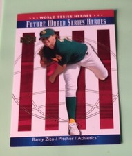 2002 Upper Deck World Series Heroes - Oakland Athletics #142 Barry Zito FWS