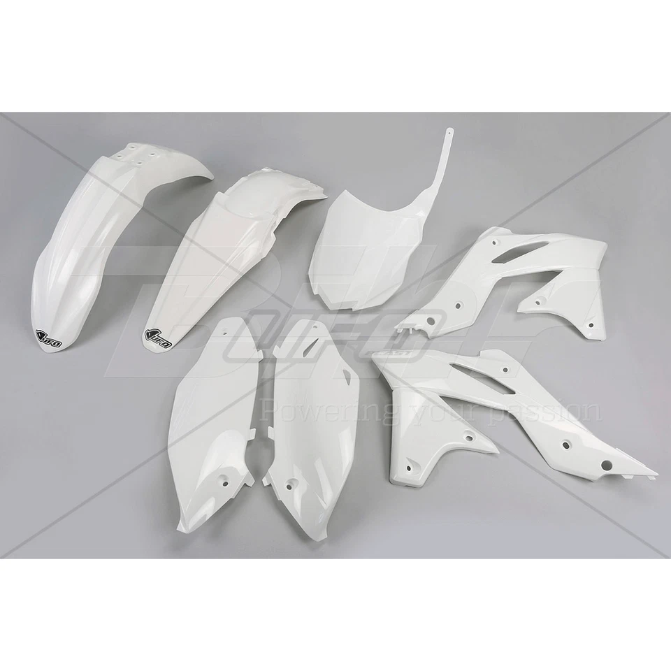 UFO Plast Set Plastique Complet Blanc Kawasaki KX 250 F 2014-2015 - Photo 1/1