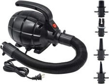 Electric Pump for Inflatables Air Mattress Bed AC PUMP 600W , Black