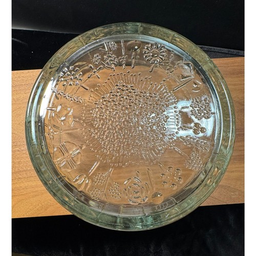 Flora Bowl Oiva Toikka Design for Nuutajarvi littala Finland Art Glass Vintage - Picture 5 of 7