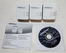 Power Line 1200AV2 Adapter Starter Kit 3 Adapters Included With Port Beamforming