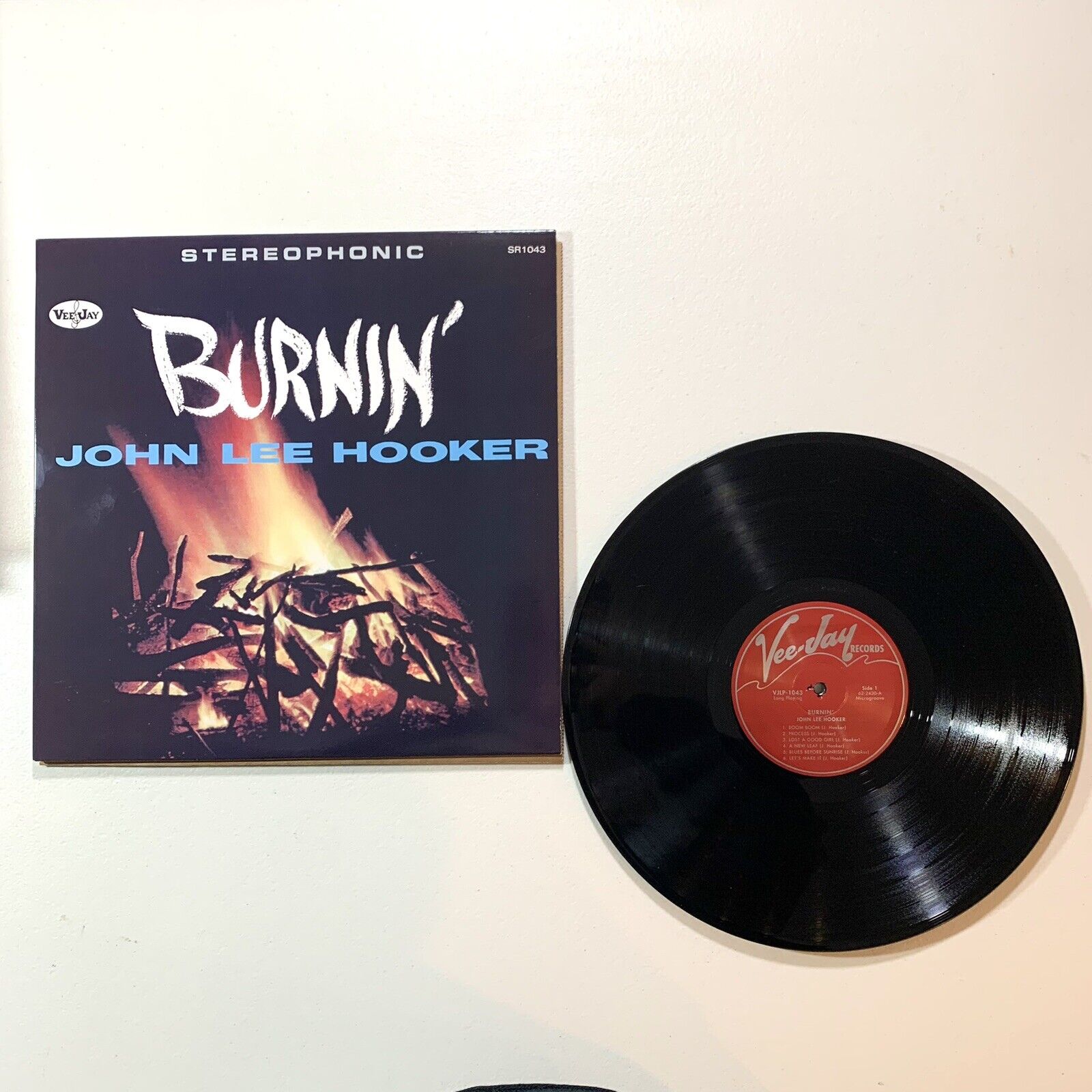 JOHN LEE HOOKER Burnin' vinyl LP 2012 Reissue NM