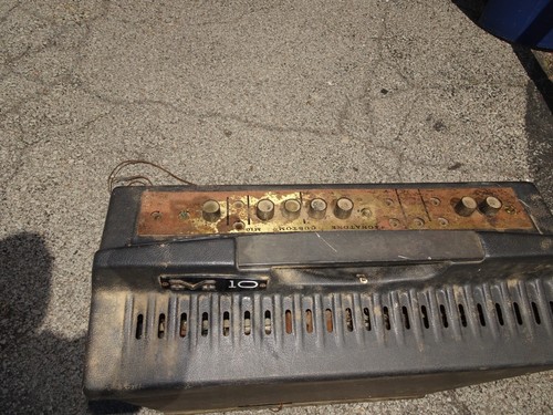 Vintage Magnatone Estey Custom M10 Amplifier - Incomplete - Parts Missing -AS-IS - Picture 9 of 18