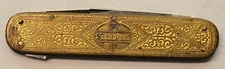 Vintage Standard Oil Co Advertising Pocket Knife (BROKE)