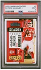 2020 Panini Contenders Patrick Mahomes II #2 PSA 9 MINT Kansas City Chiefs