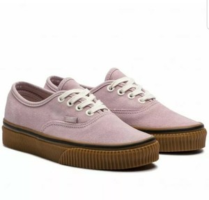 vans authentic pink suede