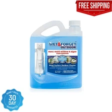Wet & Forget No Scrub Outdoor Cleaner for Easy Removal of Mold, Mildew and Algae