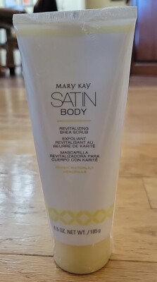 MARY KAY SATIN BODY~FRESH WATERLILY~REVITALIZING SHEA SCRUB~LIMITED EDITION!