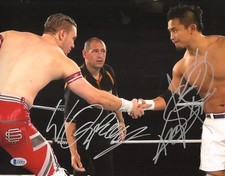 Kushida & Will Ospreay Signed 11x14 Photo BAS COA New Japan Pro Wrestling NXT