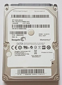 1 TB SATA Seagate Momentus ST1000LM024 5400RPM 8MB HDD 2.5" intern Festplatte