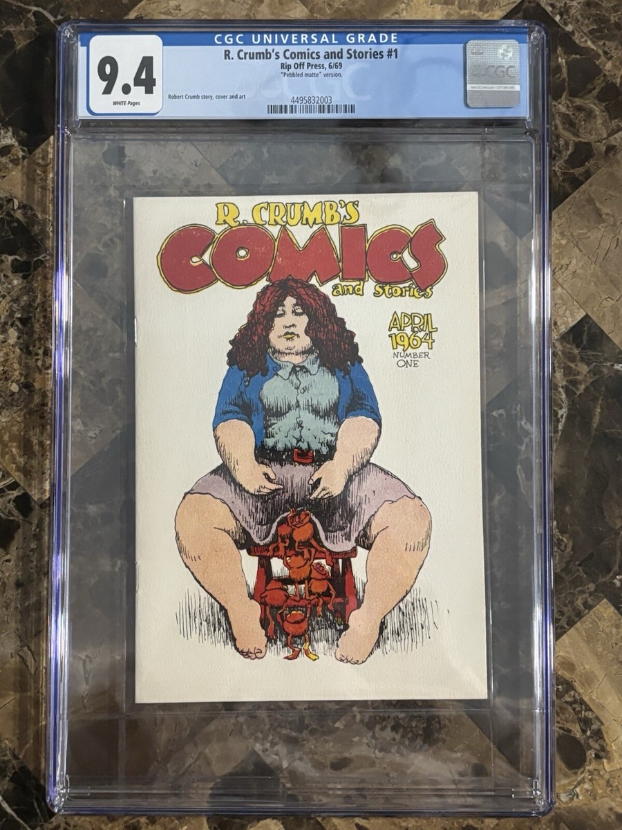 Rare 1st Print “Pebbled Matte” R. Crumb's Comics And Stories 1969