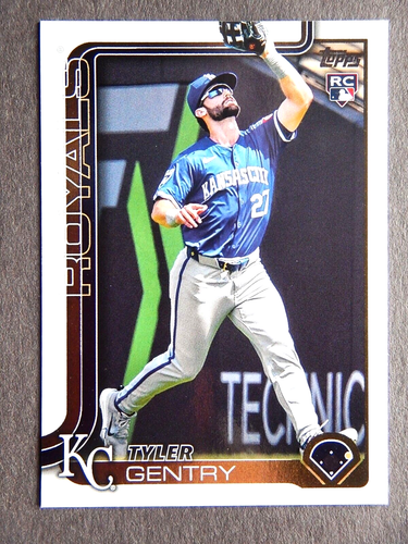 Tyler Gentry #6 Topps 2025 Baseball Card (Kansas City Royals)  - Picture 1 of 2