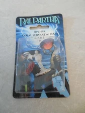 RAL PARTHA RPC-003 AERIAL SERVANT WITH PIZZA, IRON WIND METALS 2001, NIB, PEWTER
