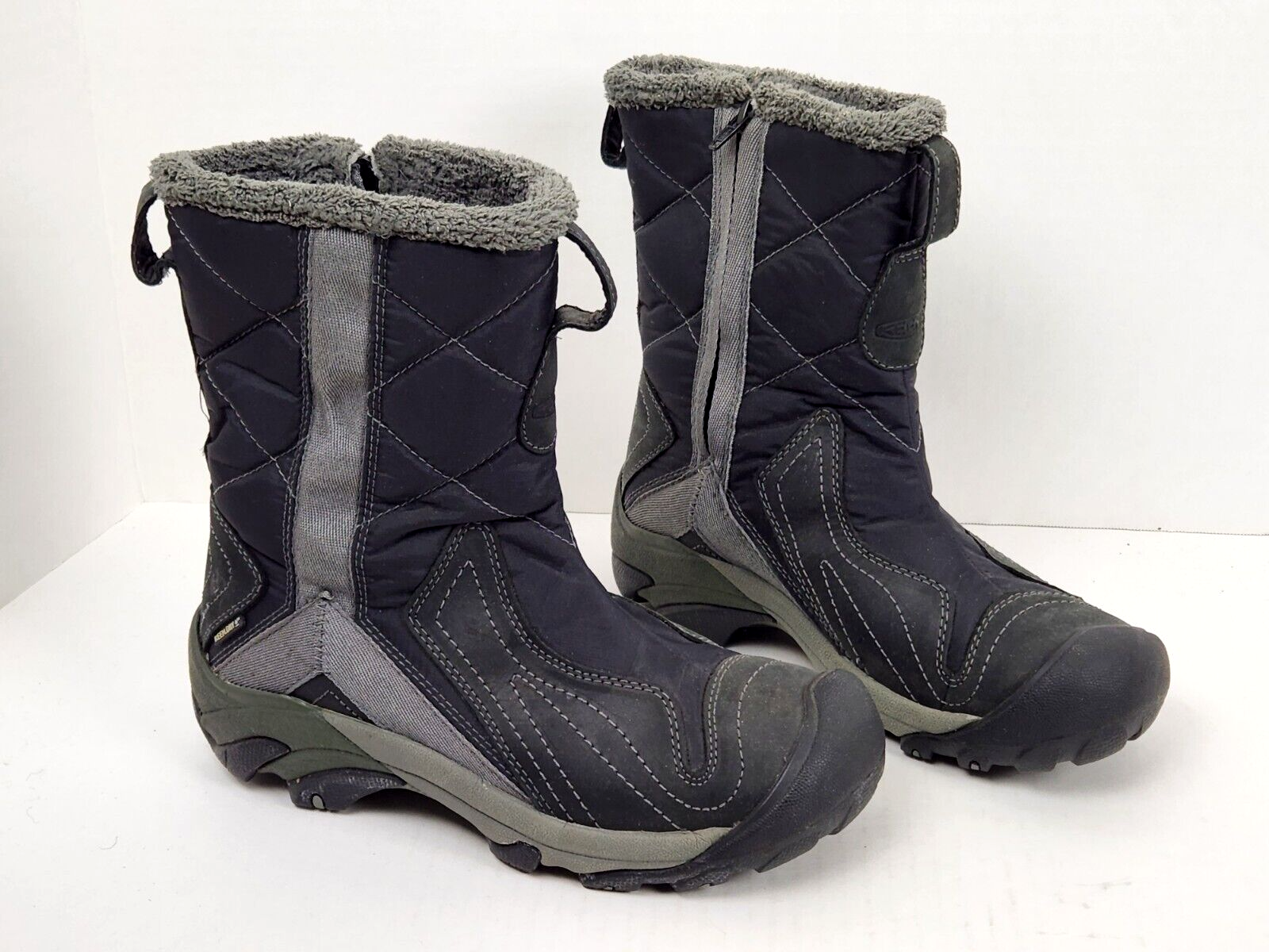 Stivali Keen taglia 7 5 EU 38 trapuntati neri Betty invernali neve 200 grammi isolati asciutti