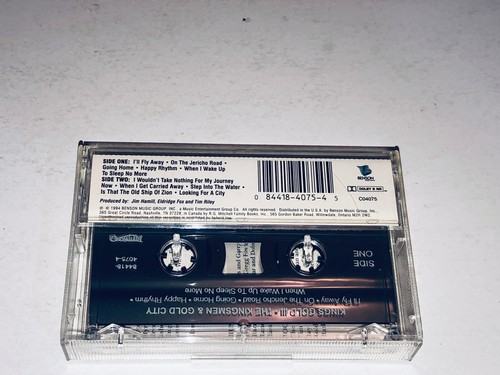 Kings Gold Live 3 Kingsmen Gold City Southern Gospel Music Album Cassette 1K09 - Picture 4 of 4