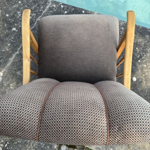 Vintage Continental Armchair In Art Deco Style Mid Century Loft Scandi Armchair - Picture 7 of 10