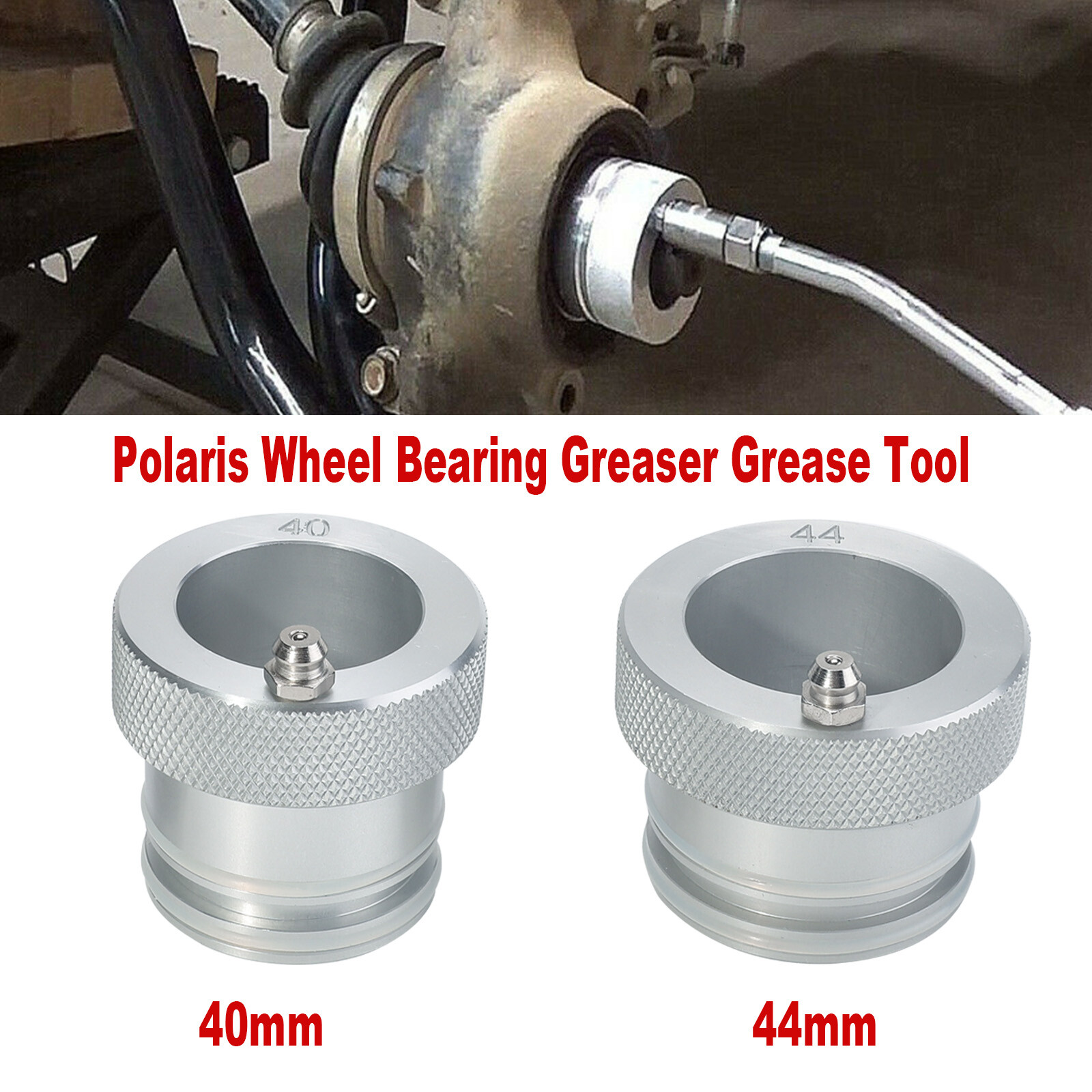 WHEEL BEARING GREASER TOOL 40mm + 44mm FOR POLARIS RANGER 800 900 1000XP POLARIS eBay