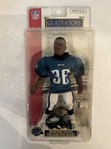 New NOS 2006 Vintage Eagles Brian Westbrook Figure Gladiators of the Gridiron