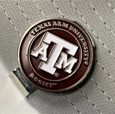  New Texas A & M Aggies Ball Marker with Magnetic Hat Clip