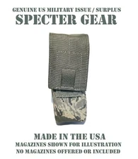 SPECTER GEAR 511-2 USAF ABU DIGI US MILITARY MOLLE DOUBLE 30RD RIFLE MAG POUCH 